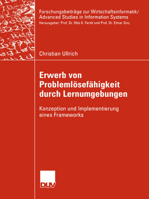 cover image of Erwerb von Problemlösefähigkeit durch Lernumgebungen